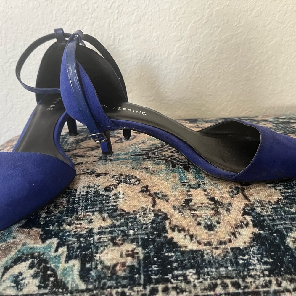 Call it Spring Royal Blue Women's Heels